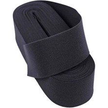 Renas Store Si̇yah  - 3cm Paça Lasti̇k Geni̇ş 10MT. (5047)
