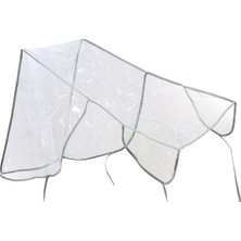 Evitrin Home® Bebek Arabası Puset Şeffaf Yağmurluk Rüzgar Engelleyici Muşamba