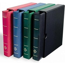Fırsat Mağazam Leuchtturm Optıma F Dar Kasetli Klasör (240X280X55MM) (Pul, Madeni Para, Kağıt Para, Zarf, Efemera Koleksiyonlarınız Için Idealdir), Kahverengi Kapak