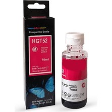 Fırsat Mağazam Hp Uyumlu GT52XL (M0H55AE) Kırmızı Mürekkep (70ML./SISE)