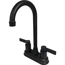 Fırsat Mağazam KB8490NDL Nuvofusion Bar Musluk, 12 cm Emzik Erişimi, Mat Siyah