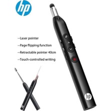 Fırsat Mağazam Hp Telescopic Presentation 2.4g Kablosuz Sunum Kumandası, USB Alıcılı, Kırmızı Işaretleyici, Dokunmatik Kontrol, Teleskopik Tasarım, Şarjlı Sunum Pointer | SS232