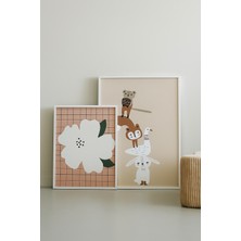 Nt Handmade Mc Home Art Çerçeveli Uv Baskı 2'li Çocuk Odası Duvar Tablosu – Modern & Şık Duvar Dekoru