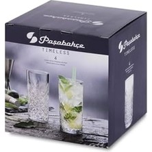 Fırsat Mağazam 52800 4'lü Meşrubat Bardağı 450 cc Su Bardağı Limonata Bardağı Shot Orjin. Kutulu 991825721