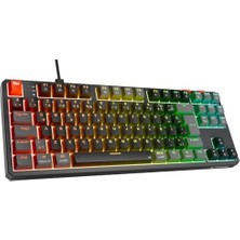 Fırsat Mağazam Yoru Tkl Siyah/gri Type-C Bağlantılı Outemu Red Swich Q Mekanik Gaming Oyuncu Klavye Rgb
