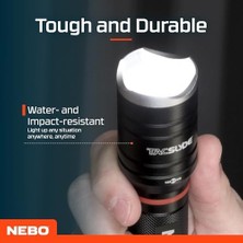 Fırsat Mağazam Nebo Combo Pack Tac Slyde & 150 Kafa Lambası - LED El Feneri ve Kafa Feneri - Fener Modu, Acil Kırmızı Flaş ve Eller Serbest Aydınlatma Için Manyetik Tabanlı