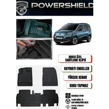 POWERSHIELD Fiat Doblo 2023 ve Sonrası Uyumlu Araca Özel 5D Premium Havuzlu Oto Paspas Takımı