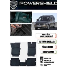 POWERSHIELD Volkswagen Caddy 2011-2015 Arası Uyumlu Araca Özel 4d Havuzlu Oto Paspas Takımı