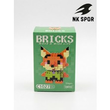 Nk Spor Mikro LEGO Yapım Blokları - Sevimli Hayvanlar Serisi (Tilki ve Tavşan Seçenekli Mini Bricks Zeka Oyuncağı)
