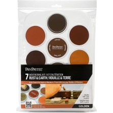 Panpastel Artist Pastel Boya 7 Rust & Earth Weathering Kit Set