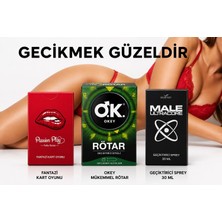 Organix Home Geciktici Sprey 30 ml Okey Rötar Fantazi Kart Oyunu ile Mükemmel 3'lü (Gizli Kargo)