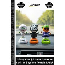 Carlburn #solar Masaüstü Dekoratif Mumya Güneş Enerjili Solar Sallanan Cadılar Bayramı Temalı 1 Adet