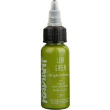 Valor Leaf Green Radiant Dövme Boyası 30ML – Doğal Yaprak Yeşili Profesyonel Tattoo Ink
