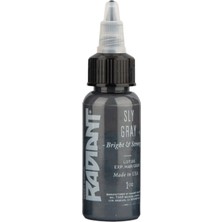 Valor Sly Gray Radiant Dövme Boyası 30ML – Soğuk Gri Profesyonel Tattoo Ink