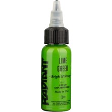 Valor Lime Green Radiant Dövme Boyası 30ML – Canlı Yeşil Profesyonel Tattoo Ink