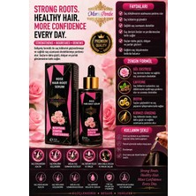 Mor & Pembe Mor&pembe Rose Hair Root Serum, Kafein, Biotin ve Kırmızı Ginseng Içerikli, Saç Kökü Güçlendirici, 50 ml