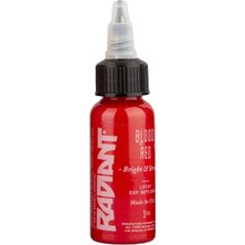 Valor Blood Red Radiant Dövme Boyası 30ML – Yoğun Kırmızı Profesyonel Tattoo Ink