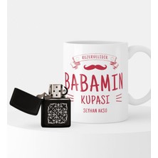 UltraMint Özel Babalar Günü Temalı Benzinli Çakmak ve Kupa Seti