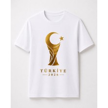 Zef Sports Türkiye 2026 Dünya Kupası Taraftar Tişörtü Premium Baskılı Unisex