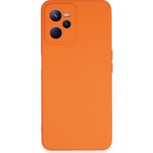 TeknoKapsül C35 Kılıf Nano Içi Kadife Silikon - Turuncu