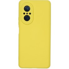 TeknoKapsül Nova 9 Se Kılıf Nano Içi Kadife Silikon - Sarı
