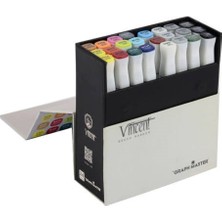 Art & Art Vincent Graph Master Brush Marker Set 24 Renk