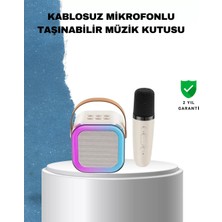 TeknoKapsül Karaoke Mikrofon Hoparlör Seti 6 Saat Kullanım Süresi