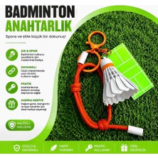 Dinç Spor 🏸 Spor Temalı Badminton Charm Anahtarlık