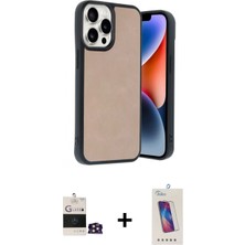 Marsilyan™- iPhone 14 Pro Max Kılıf Kıvılcım Işık Serisi - Siyah Joko 5d Cam + Bilvis Titan Kamera Lens - Gd
