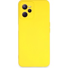 TeknoKapsül C35 Kılıf Nano Içi Kadife Silikon - Sarı
