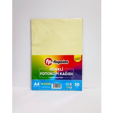 TeknoKapsül Fotokopi Kağıdı Renkli 50 Adet