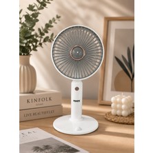 Tepex Premium Kalite Hem Masa Üstü Kullanabilen Ayağını Çıkarınca Ise Elde Kolay Taşınabilen Güçlü El Fanı