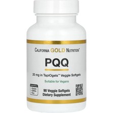 California Gold Nutrition Pqq, 20 Mg, 90 Veg. Yumuşak Kapsül.usa Menşei.dmmedicine\'den