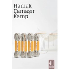 TeknoKapsül Hamak Ipi - Çok Amaçlı Kalın Ip - Çamaşır Ipi 40 Metre 718591