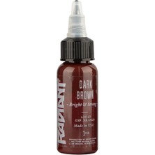 Valor Dark Brown Radiant Dövme Boyası 30ML – Koyu Kahverengi Profesyonel Tattoo Ink