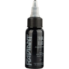 Valor Tribal Black Radiant Dövme Boyası 30ML – Yoğun Siyah Profesyonel Tattoo Ink