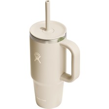 Hydro Flask All Around Travel Tumbler Pipetli Termos 710 ml (24 Oz) -  Oat Bej