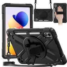 Fogy Redmi Pad 2 Pro 12.1 Inch Uyumlu Standlı El Geçmeli Ipli Tank Tablet Silikon Kılıfı