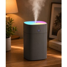 Tepex H20 Humidifier 400 ml Ultrasonik Hava Nemlendirici Buhar Makinesi ve Aramo Difüzörü Renkli LED Işıklı