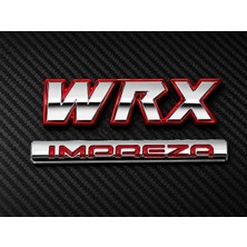 Subaru Wrx Impreza Bagaj Amblem Seti – Sportif Krom Tasarım