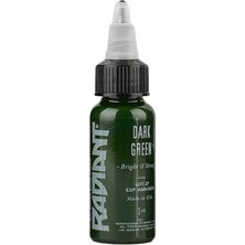 Valor Dark Green Radiant Dövme Boyası 30ML – Koyu Yeşil Profesyonel Tattoo Ink