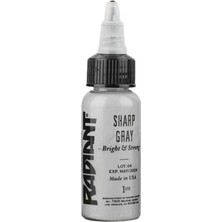 Valor Sharp Gray Radiant Dövme Boyası 30ML – Keskin Gri Profesyonel Tattoo Ink