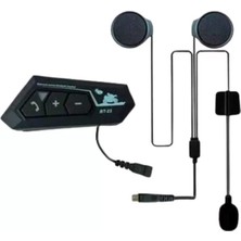 TeknoKapsül Intercom Bluetooth Kask Kulaklık Motosiklet Kulaklık 5.0 Bluetooth