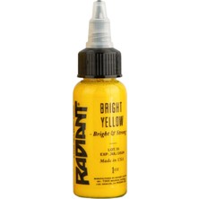 Valor Bright Yellow Radiant Dövme Boyası 30ML – Parlak Sarı Profesyonel Tattoo Ink