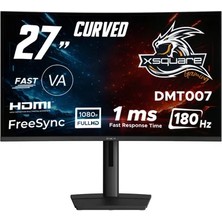 Dexim 27" 180Hz 1ms (Hdmı + Dp) Freesync Adaptif Senkronizasyon Full Hd Kavisli Fast Va Oyuncu Monitörü – DMT007