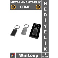 Wintoup #anahtarlık Lüks Dayanıklı Şık Tasarım Paslanmaz Çelik Araba Ev Ofis Hediye Metal Anahtarlık Füme