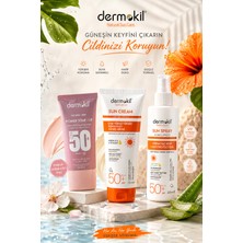 Dermokil Spf 50+ Powertone 50 Ml+Sun Cream 75 Ml+Yüksek Koruyucu 200 ml 3’lü Güneş Kremi Seti