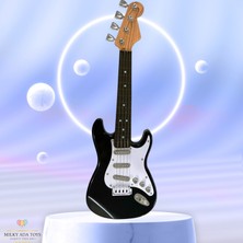 Milky Ada Toys Rock Gitar Elektro Gitar Pilli Sesli  48X14 cm cm Siyah Mavi