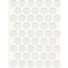 TeknoKapsül Yapışkanlı Vida Tapası (Beyaz) 10 mm
