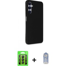 Marsilyan™- Galaxy A25 5g Kılıf Akış Asil Koleksiyonu - Siyah Joko Magic 5d Cam + Raze Metal Kamera Lens - Sh